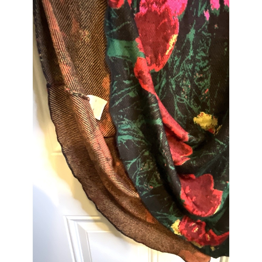 Anthropologie Aldomartins Wool Blend Floral Sweater Knit Midi Dress S Fairycore - Picture 7 of 16
